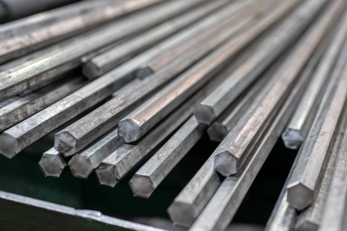 rolled metal hexagon