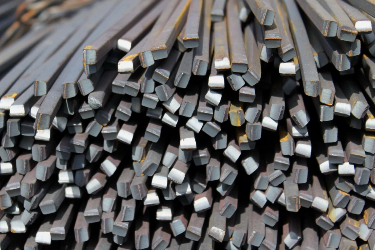 square steel rolled metal